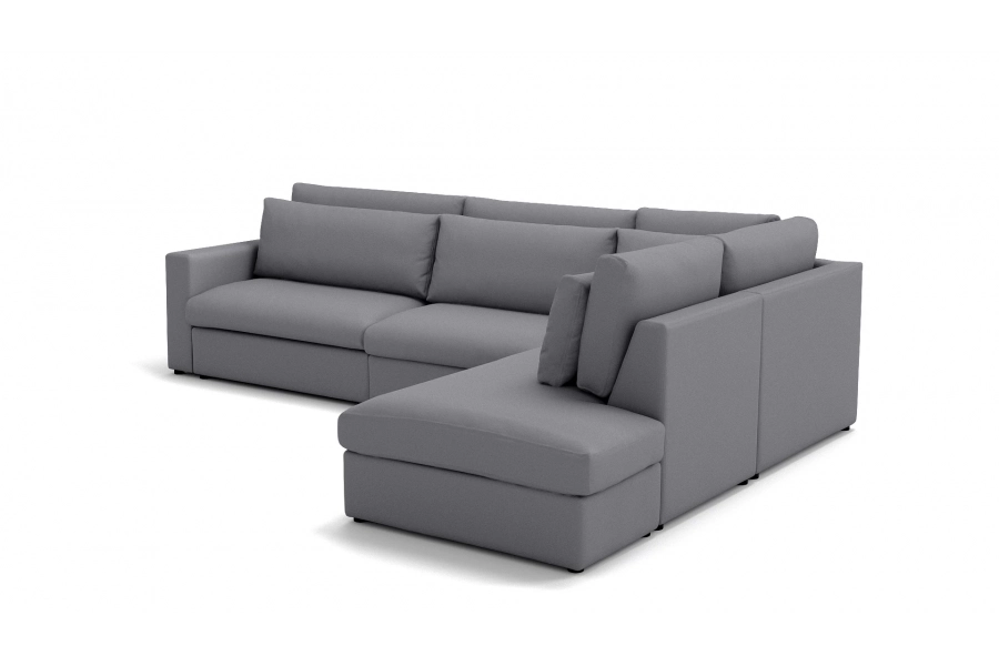 Model Portofino - Portofino sofa 1,5 osobowa + sofa 1,5 osobowa + otomana prawa